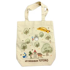 Clearance Maison Ghibli Tote Bag With Patch Totoro'S Forest - My Neighbor Totoro