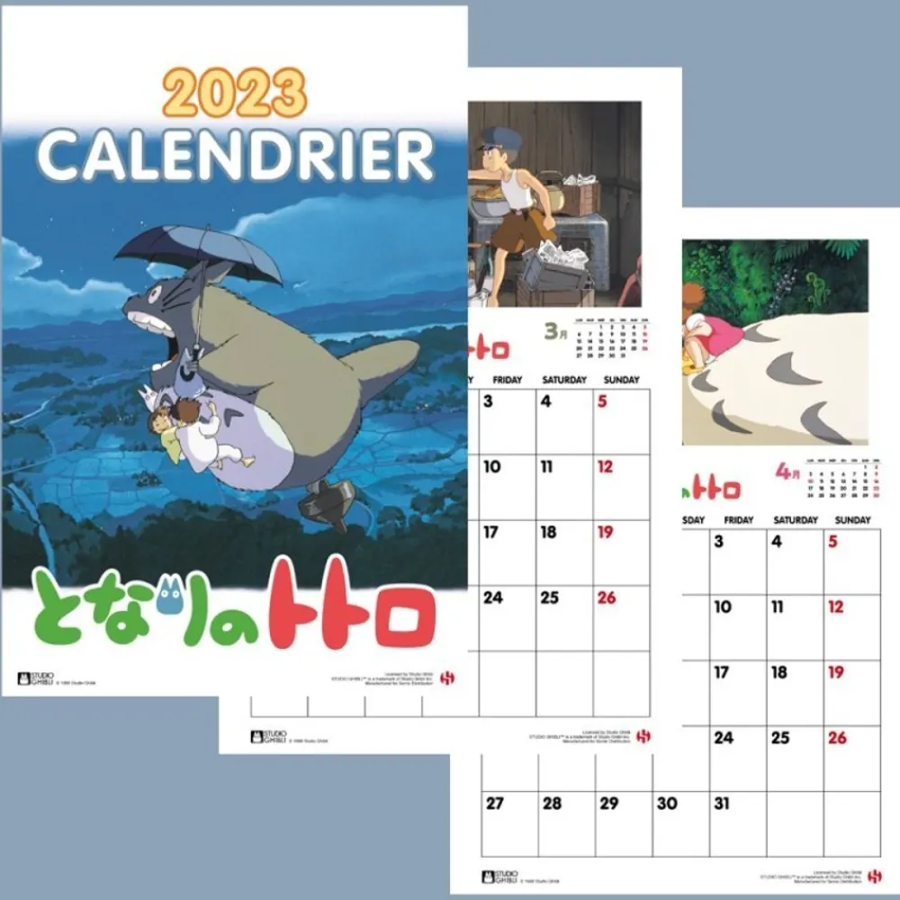 Online Maison Ghibli Totoro Calendar 2023