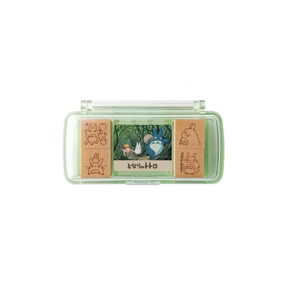 New Maison Ghibli Totoro Mini Stamp Set Green - My Neighbor Totoro