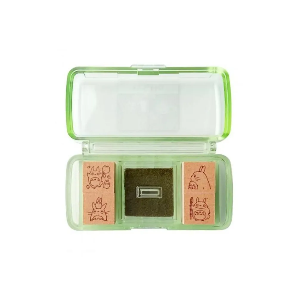 New Maison Ghibli Totoro Mini Stamp Set Green - My Neighbor Totoro