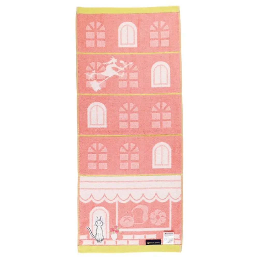 Sale Maison Ghibli Towel Jiji Street Corner 34X80 Cm - Kiki'S Delivery Service