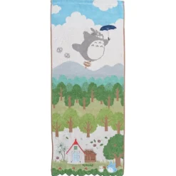 Best Maison Ghibli Towel Totoro In The Sky 34X80 Cm - My Neighbor Totoro