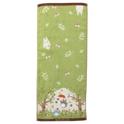 New Maison Ghibli Towel Totoro Shade Of The Tree 34X80 Cm - My Neighbor Totoro