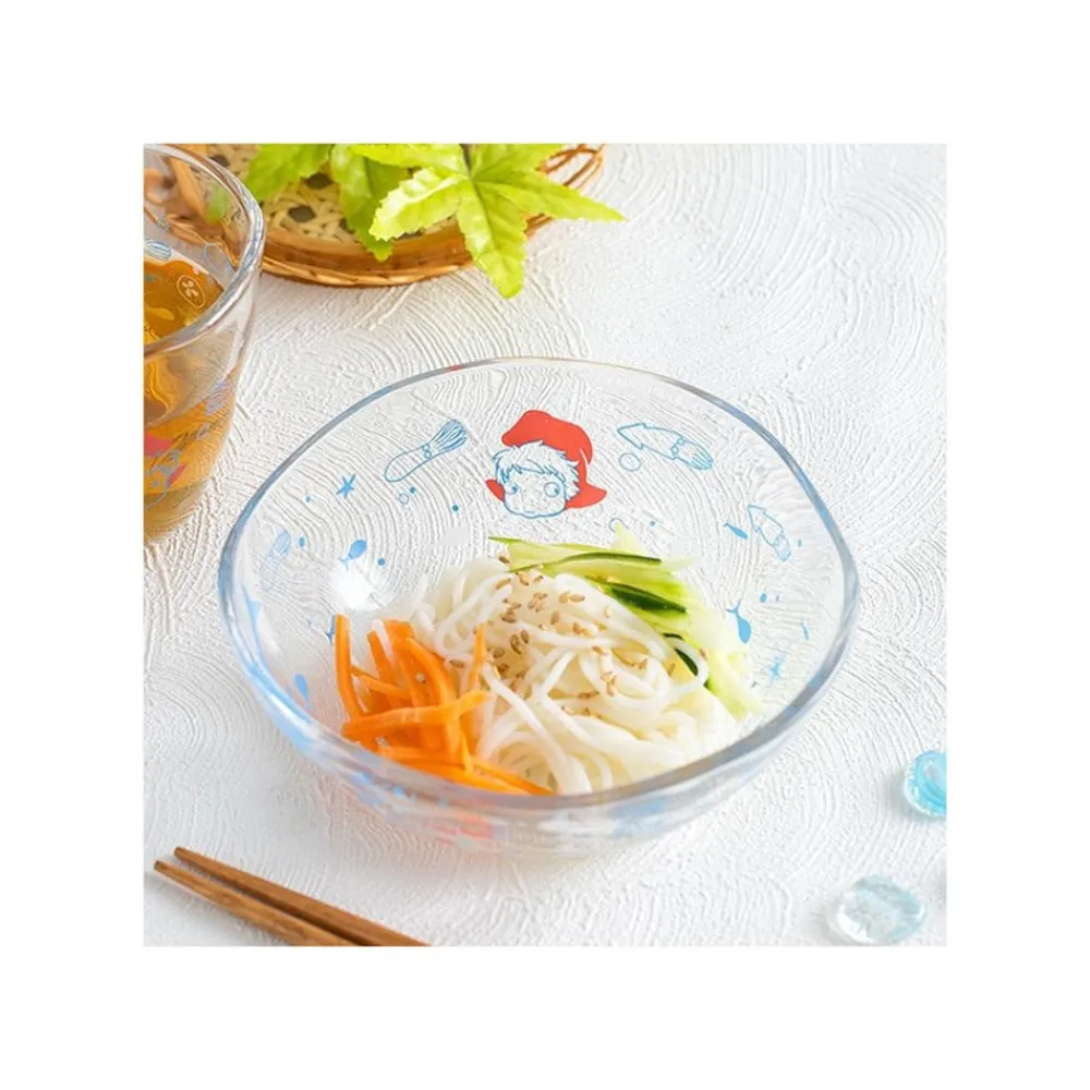Clearance Maison Ghibli Transparent Bowl 13Cm Ponyo Under The Sea - Ponyo On The Cliff