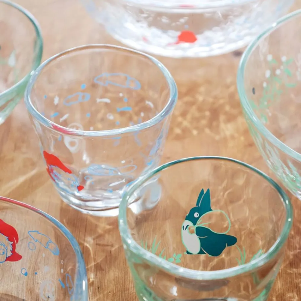 Clearance Maison Ghibli Transparent Bowl 13Cm Ponyo Under The Sea - Ponyo On The Cliff