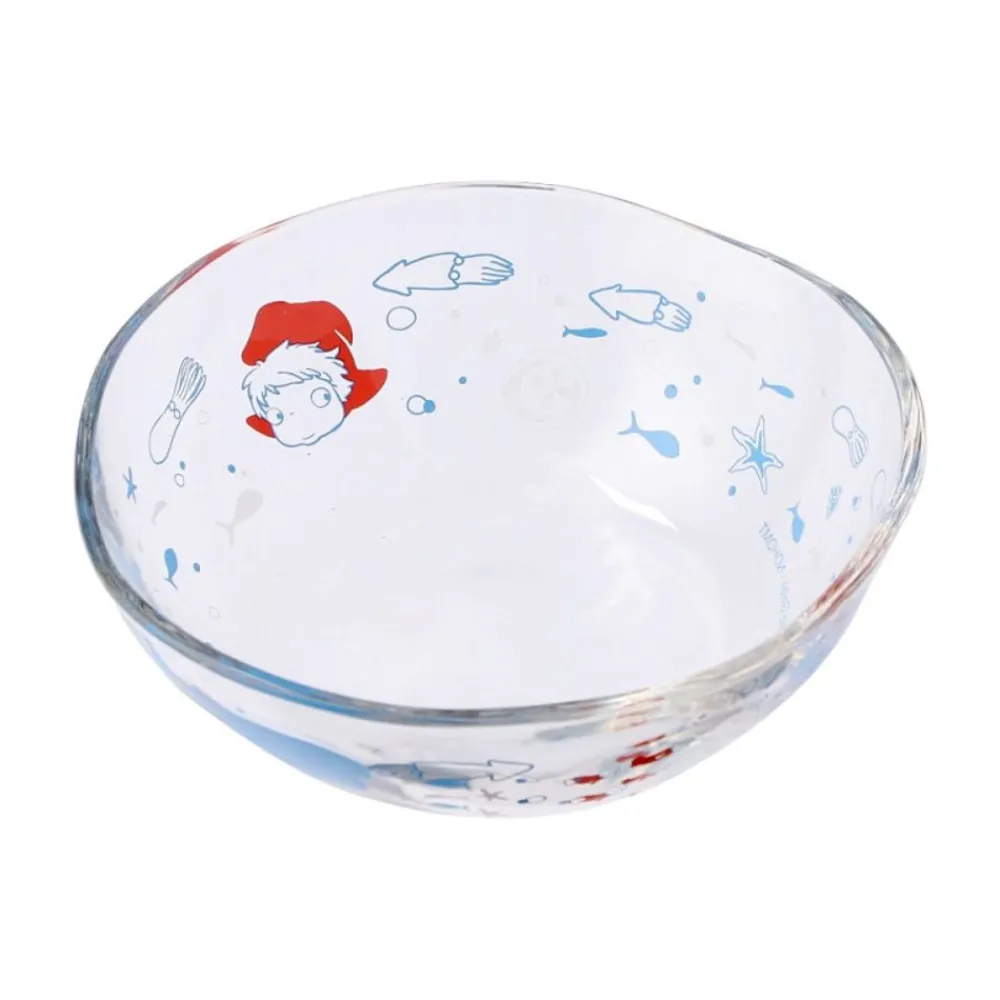 Clearance Maison Ghibli Transparent Bowl 13Cm Ponyo Under The Sea - Ponyo On The Cliff