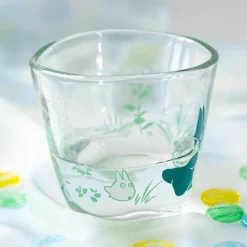 New Maison Ghibli Transparent Glass Chasing Acorns - My Neighbor Totoro