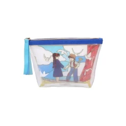 Best Maison Ghibli Transparent Pouch Embroidered - Castle In The Sky