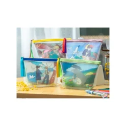 Best Maison Ghibli Transparent Pouch Embroidered - Castle In The Sky