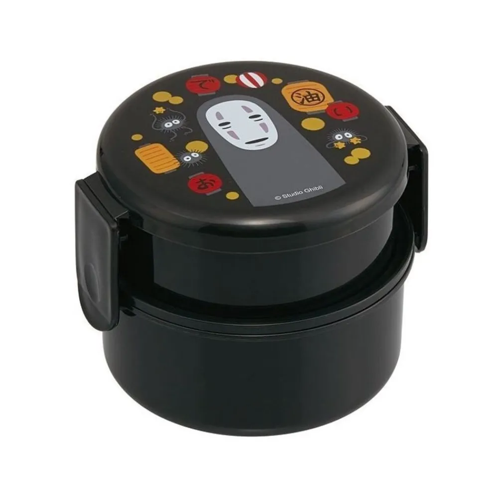 Outlet Maison Ghibli Two Layers Round Shape Lunch Box No Face & Lantern - Spirited Away