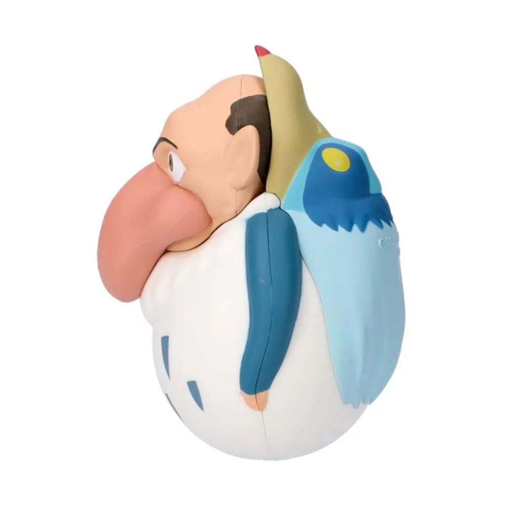 Best Maison Ghibli Two Pack Roly-Poly Figurines Heron & Warawara - The Boy And The Heron