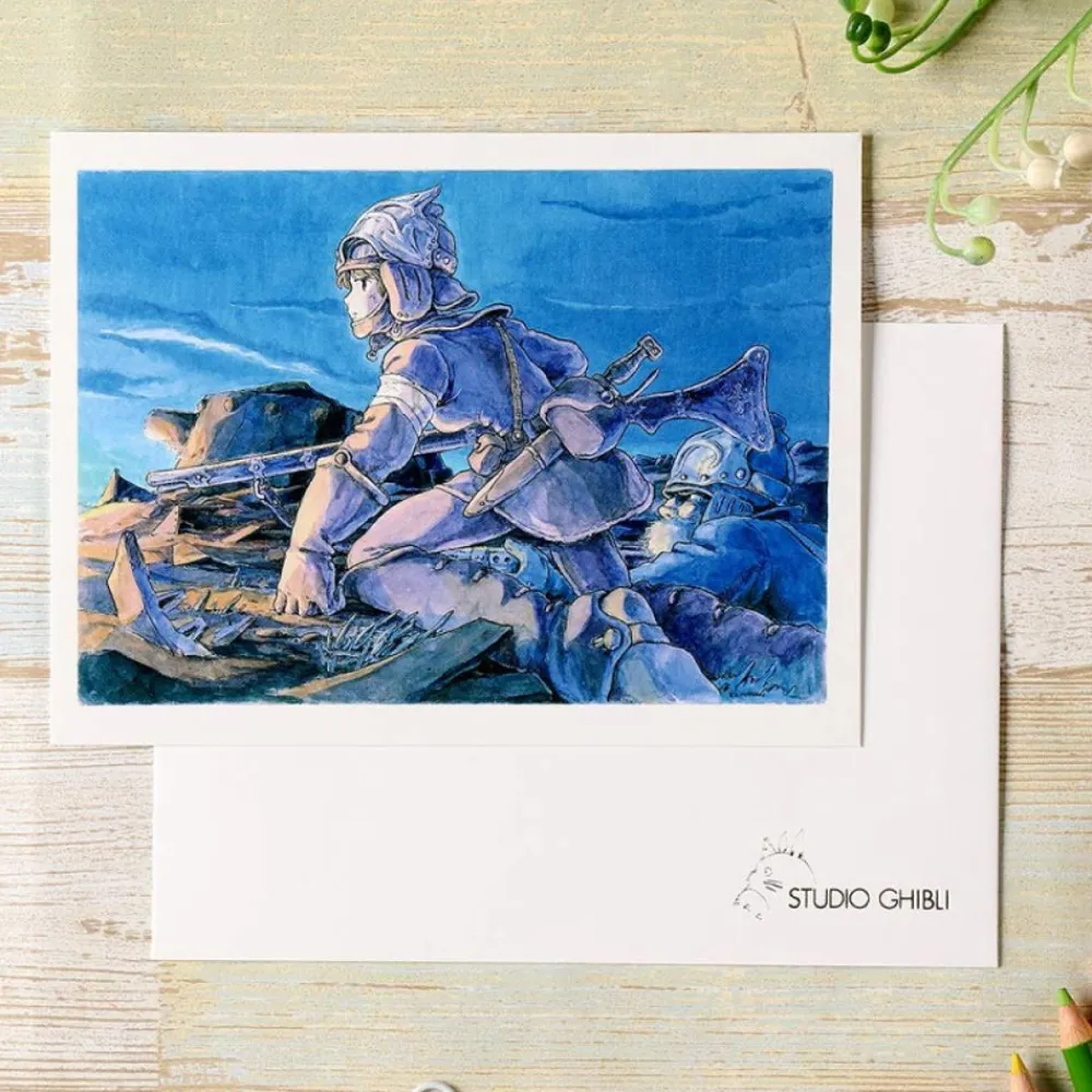 New Maison Ghibli Watercolour Greeting Cards 24 X 15,8 Cm On The Line - Nausicaa