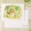 Best Maison Ghibli Watercolour Greeting Cards 24 X 15,8 Cm Spring - My Neighbor Totoro