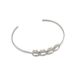 Online Maison Ghibli White Totoro Metal Garland Bracelet - My Neighbor Totoro