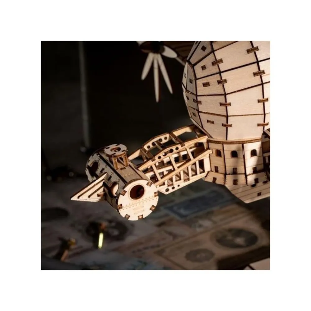 Hot Maison Ghibli Wood Model Kigumi Tiger Moth - Castle In The Sky