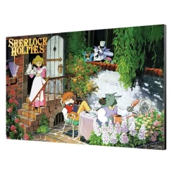 Online Maison Ghibli Wood Panel 03 - Tea Time - Sherlock Holmes