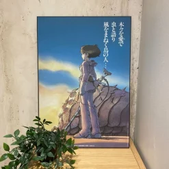 Best Maison Ghibli Wood Panel 35 X 50 Japanese Movie Poster - Nausicaa
