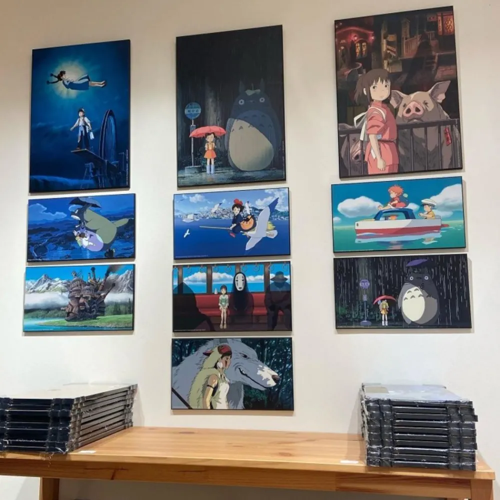 Best Maison Ghibli Wood Panel Ghibli 07 - Totoro Bus Stop