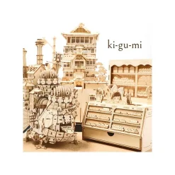 Hot Maison Ghibli Wooden Craft Kit Kigumi Howl'S Castle - Howl'S Moving Castle