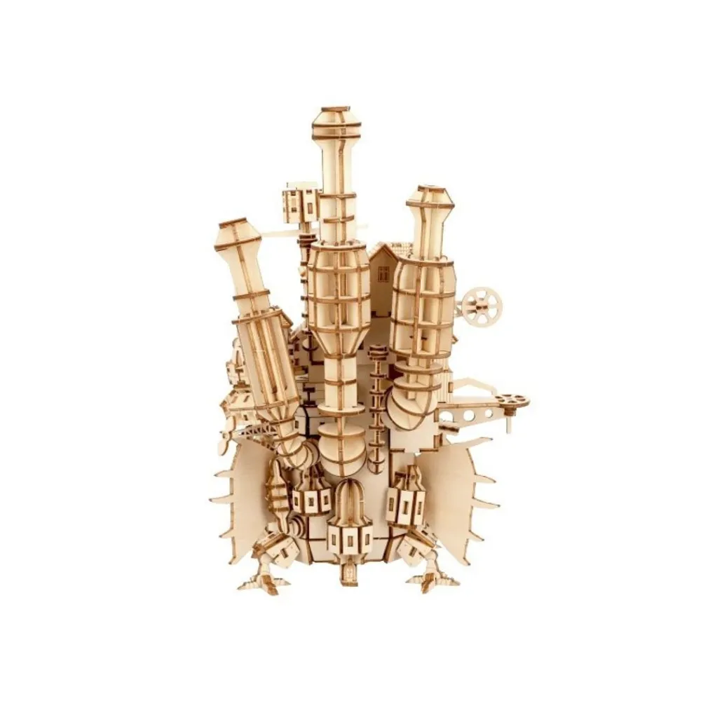 Hot Maison Ghibli Wooden Craft Kit Kigumi Howl'S Castle - Howl'S Moving Castle