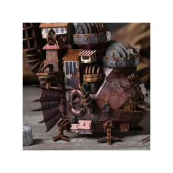 Outlet Maison Ghibli Wooden Model Kigumi Hauru'S Castle - Howl'S Moving Castle