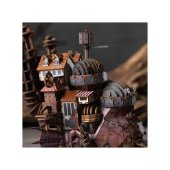 Outlet Maison Ghibli Wooden Model Kigumi Hauru'S Castle - Howl'S Moving Castle