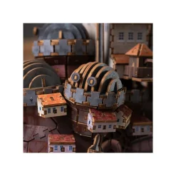 Outlet Maison Ghibli Wooden Model Kigumi Hauru'S Castle - Howl'S Moving Castle