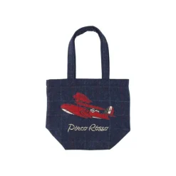 New Maison Ghibli Wooven Bag Seaplane - Porco Rosso