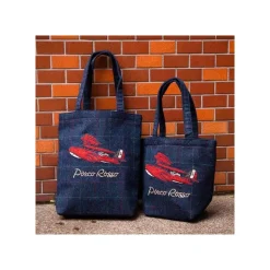 New Maison Ghibli Wooven Bag Seaplane - Porco Rosso